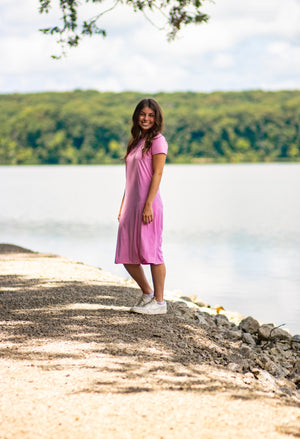 Athletic Pretty Pink Dress