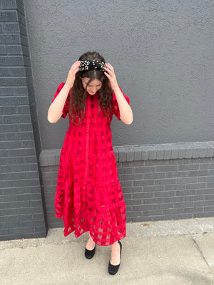 Ally Dress Red