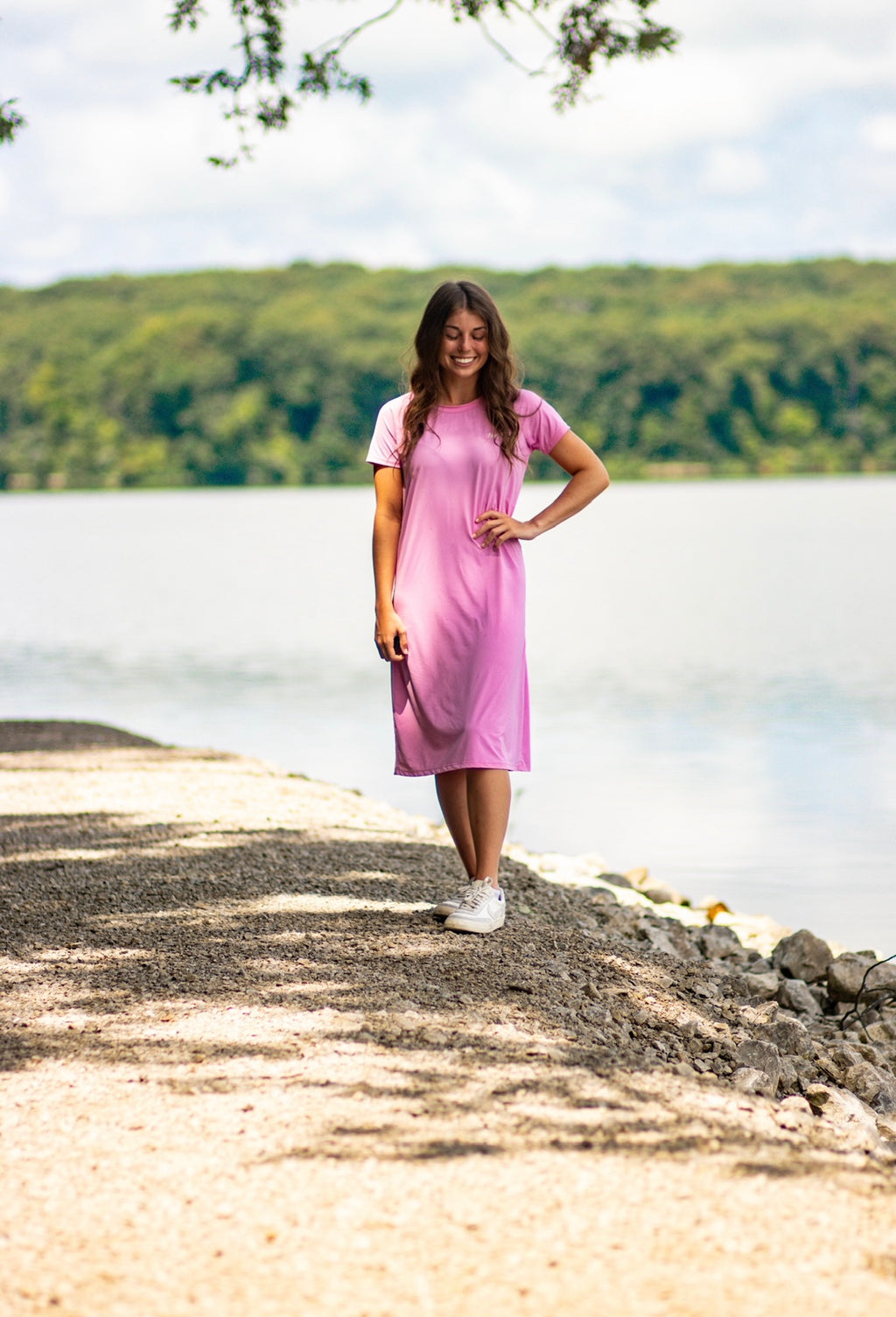 Athletic Pretty Pink Dress