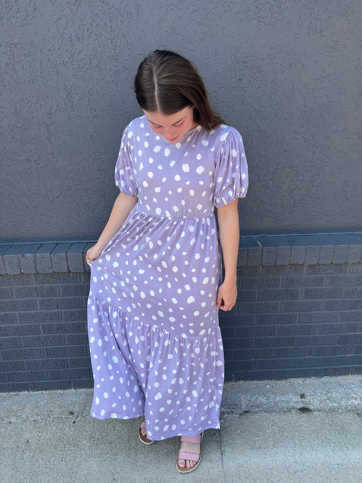 Lavender Painters Dress