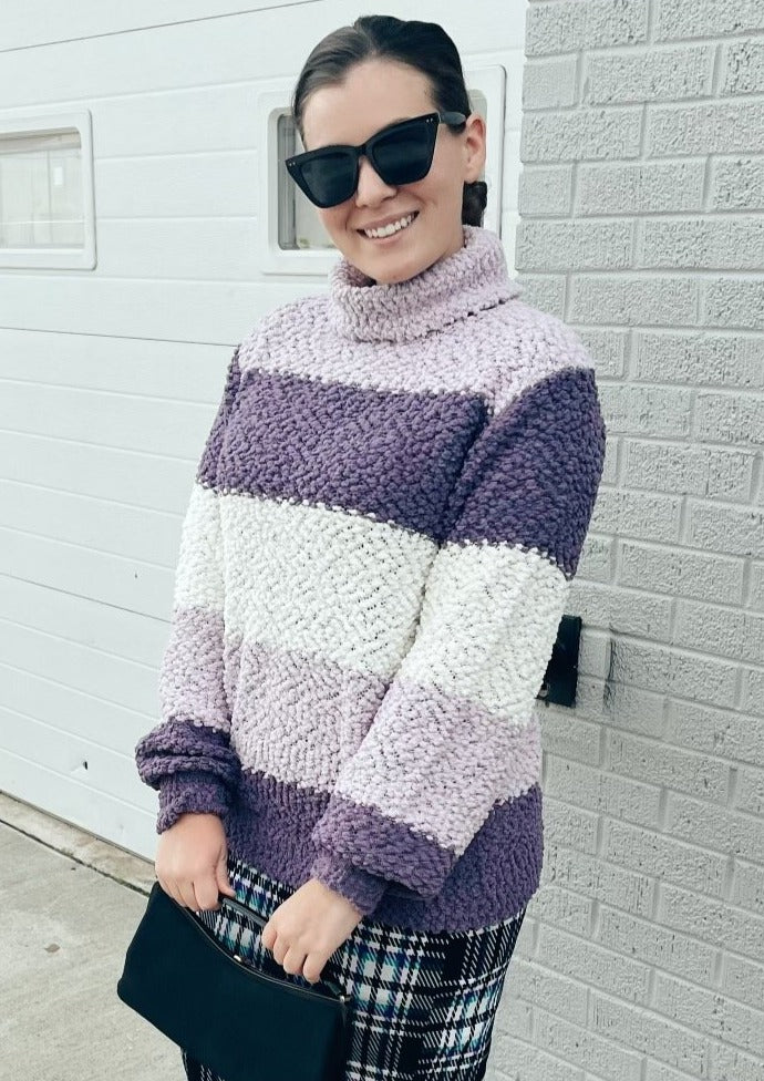 Cozy Purple Sweater