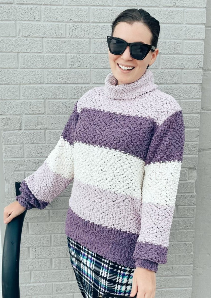 Cozy Purple Sweater